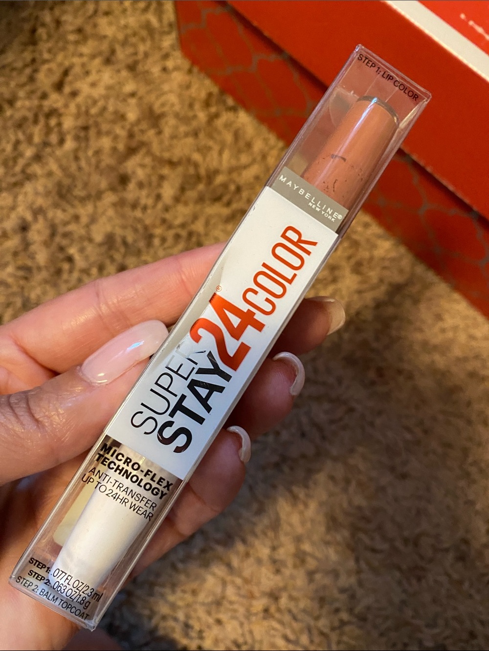 Maybelline SuperStay 24 Color Lipstick 235 loaded latte